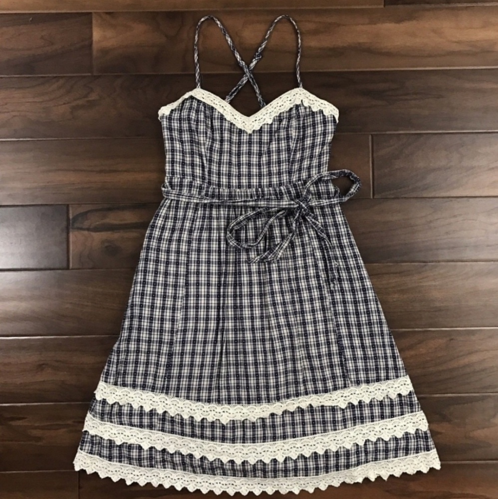 Plaid lace dress Moulinette Soeurs Plains and Prairie Circus